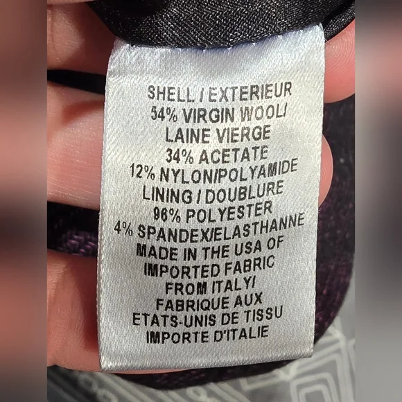 Milly Wool Blended Belted Mini Dress Size 0 - Picture 8 of 8